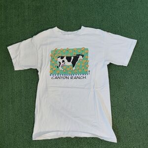 VINTAGE 1993 Canyon Ranch Cow T Shirt Size Medium
